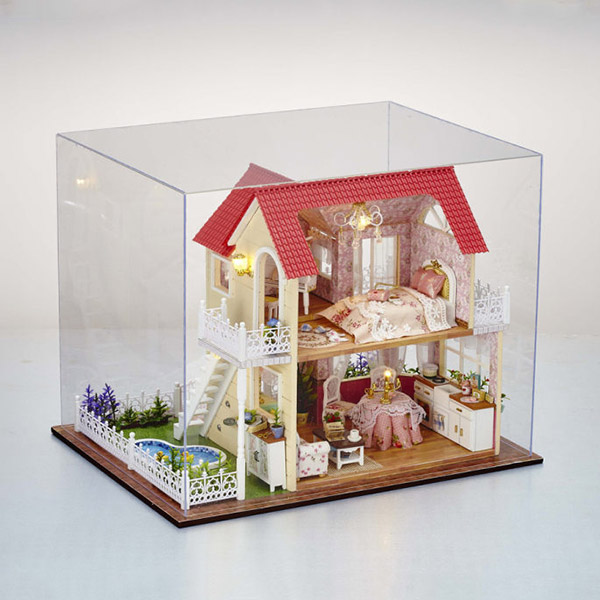 CuteRoom-DIY-Transparent-Display-Box-Dust-proof-Cover-Dollhouse-Princess-Room-1102202-2