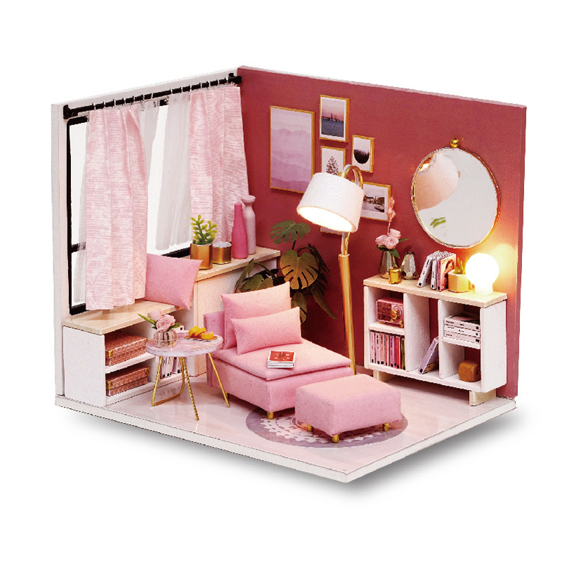 CuteRoom-H-017-H-018Happiness-Time-Living-Room-Corner-DIY-Doll-House-With-Furniture-Music-Light-Cove-1445983-1