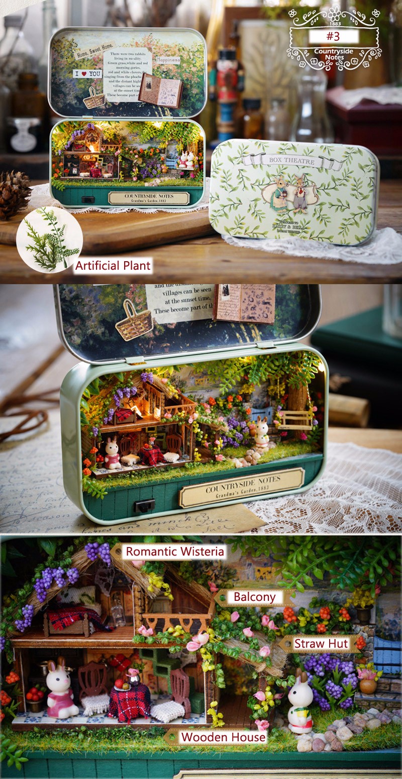 Cuteroom-Old-Times-Trilogy-DIY-Box-Theatre-Dollhouse-Miniature-Tin-Box-Doll-House-With-LED-Light-Ext-1113346-9