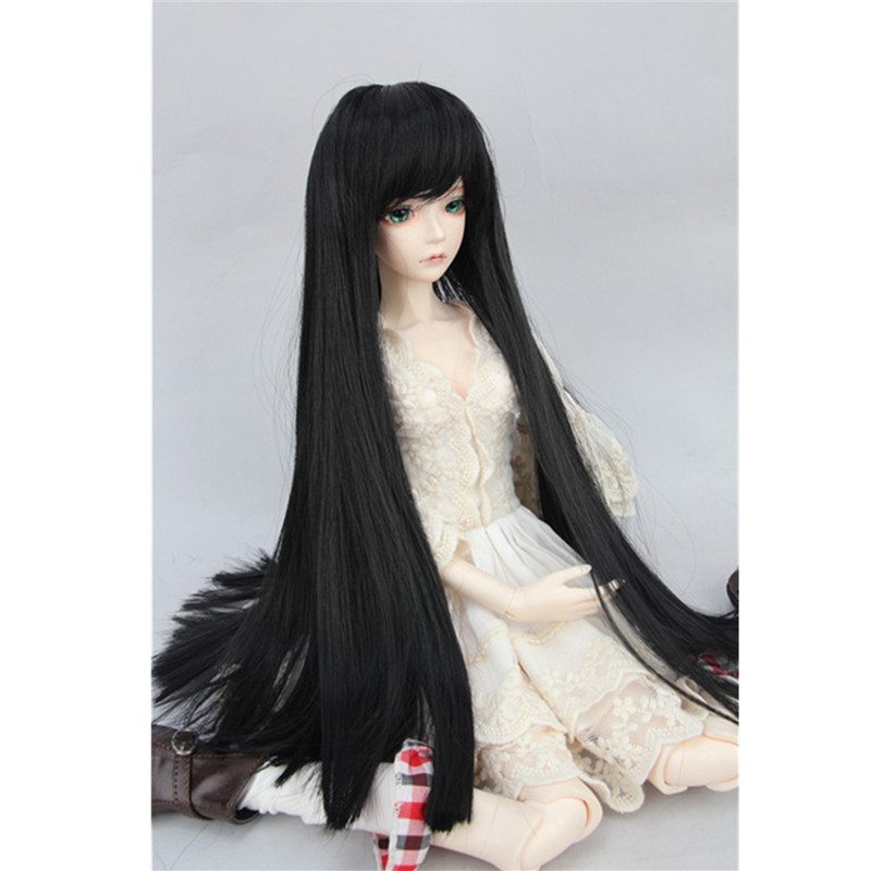 BJD-Doll-Wig-8-9quot-22-24cm-13-BJD-SD-Long-Straight-Hair-Black-Toy-Costume-Wig-1220052-5