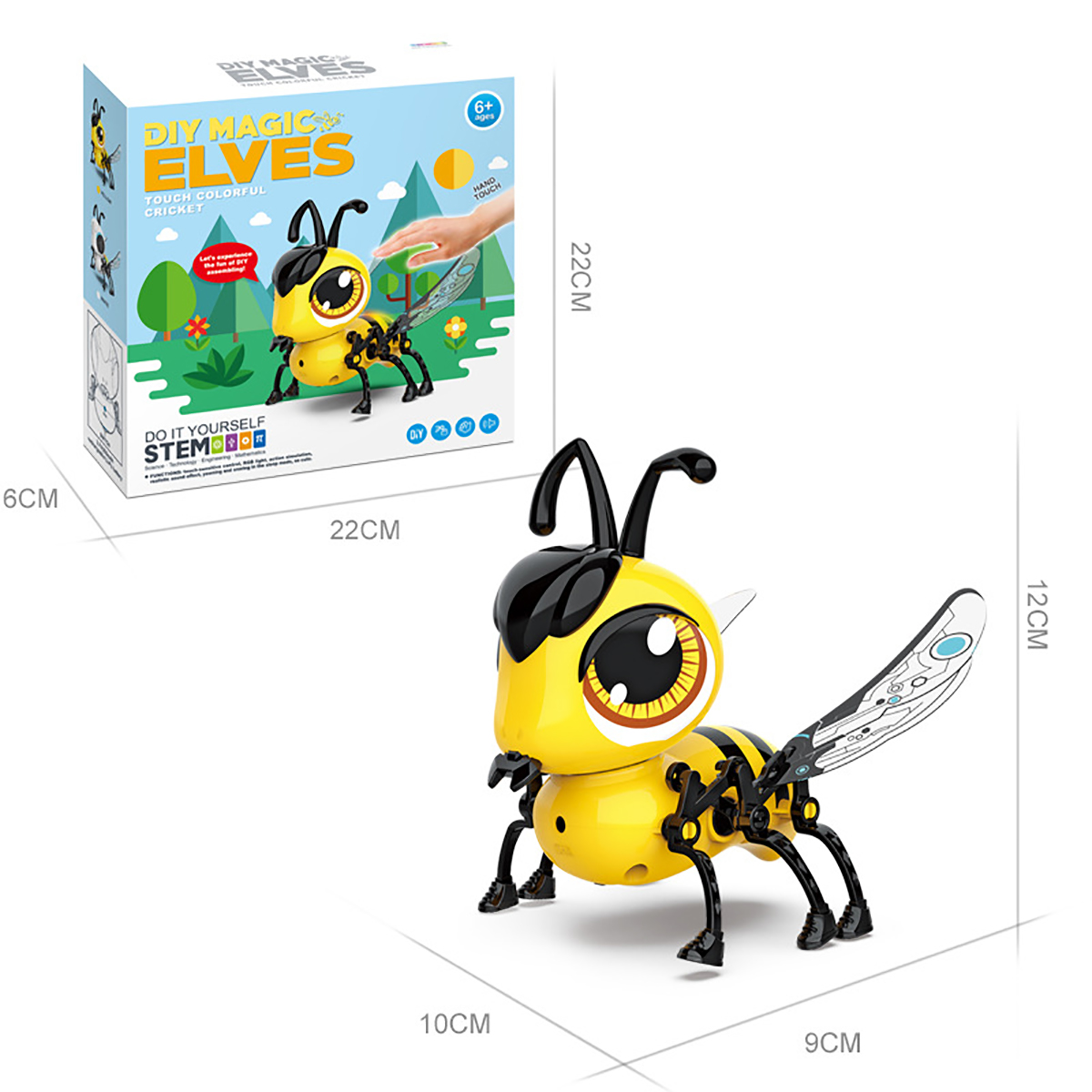 DIY-Assembly-Touch-Sensitive-Walking-USB-Charging-Bee-with-Touch-Sensing-Lights-and-Sounds-Toddler-T-1751561-10