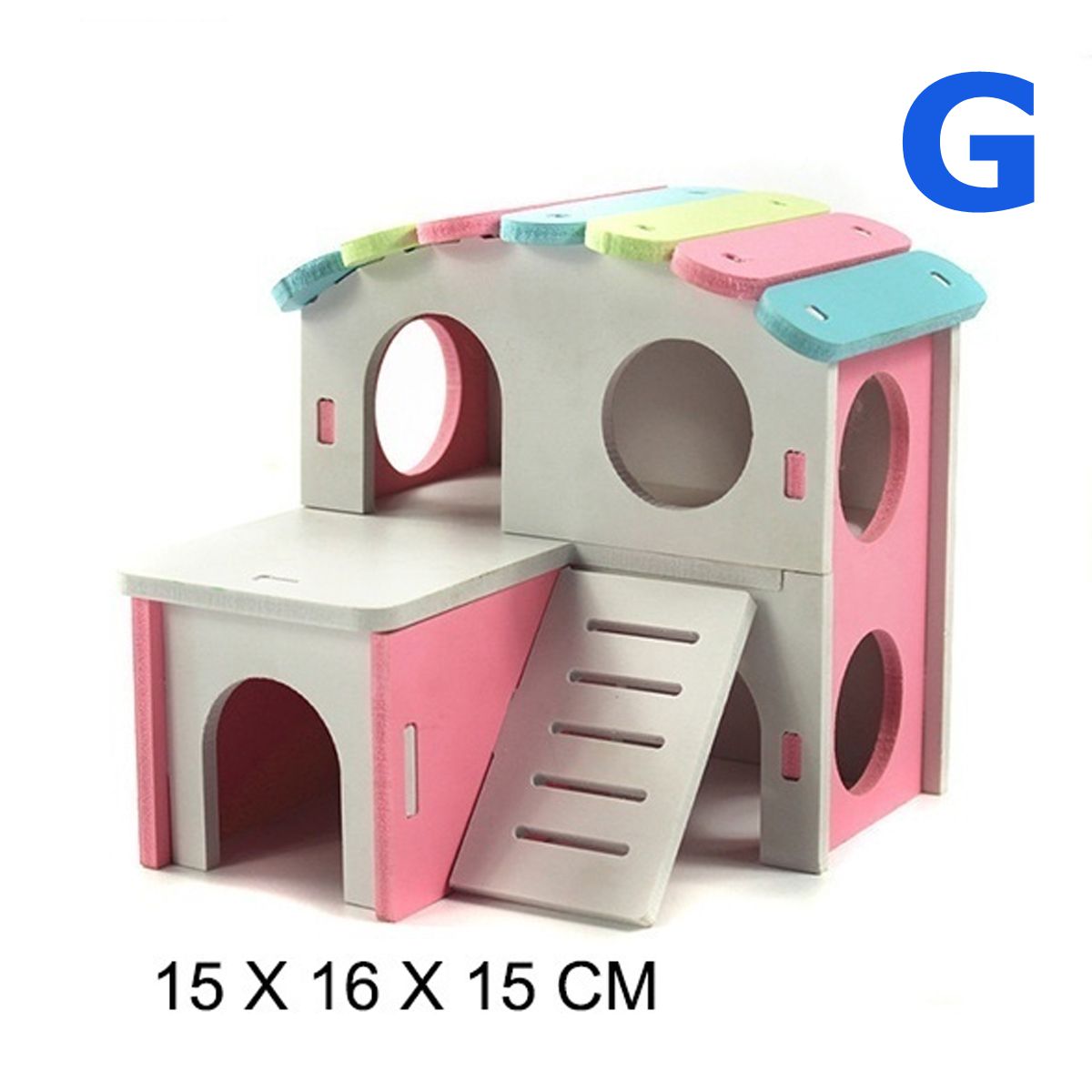 Hamster-Golden-Bear-Bedroom-Color-Wooden-House-Big-House-1702996-9