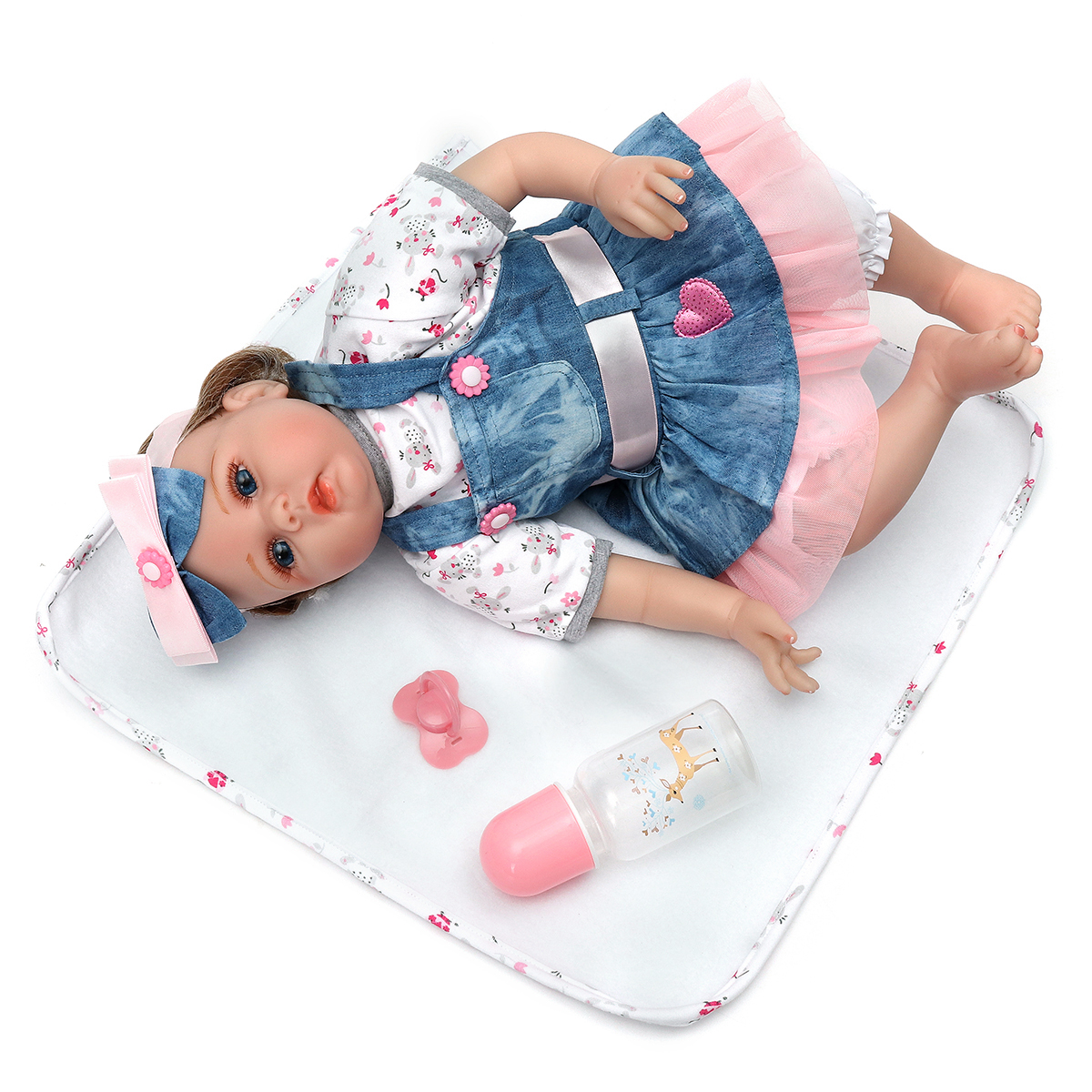 Oubeier-Reborn-Doll-Vinyl-Body-55CM-Handmade-Silicone-Girl-Lovely-Cloth-Toys-Kids-Gift-1414135-5