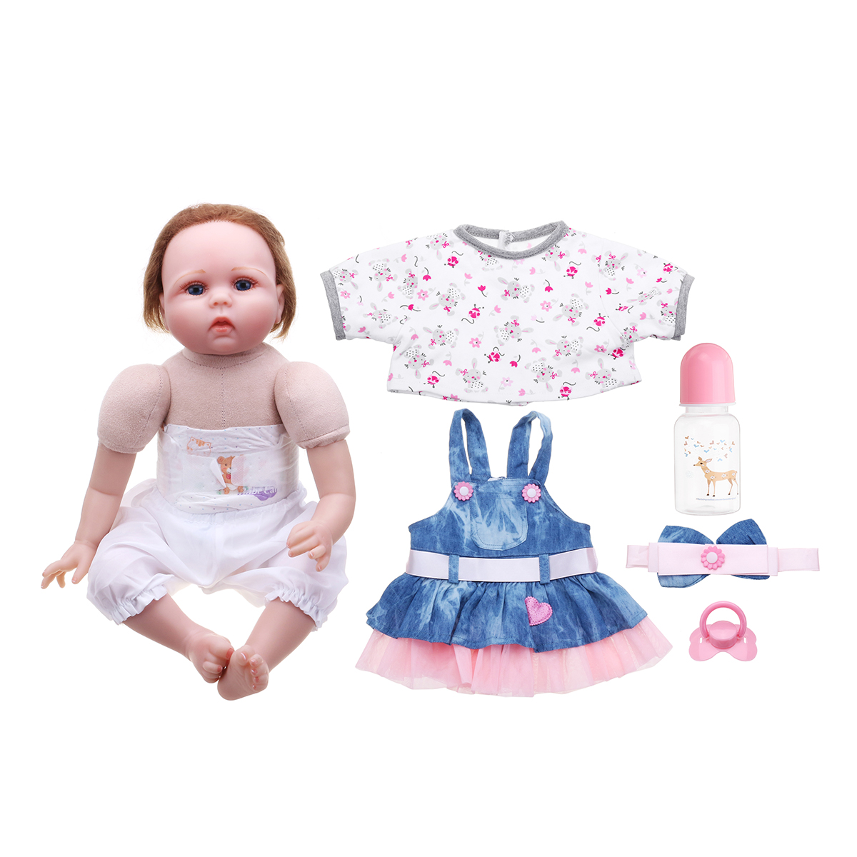 Oubeier-Reborn-Doll-Vinyl-Body-55CM-Handmade-Silicone-Girl-Lovely-Cloth-Toys-Kids-Gift-1414135-8
