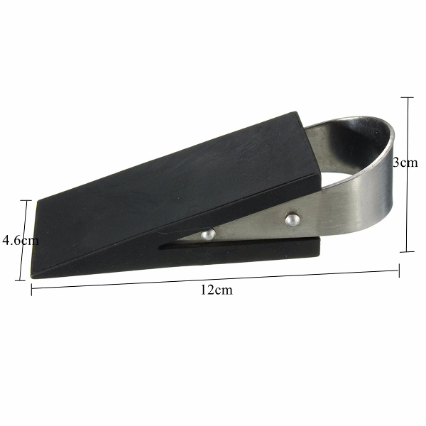 Rubber--Stainless-Steel-Door-Stop-Wedge-Safety-Protector-Stopper-Block-1085755-6