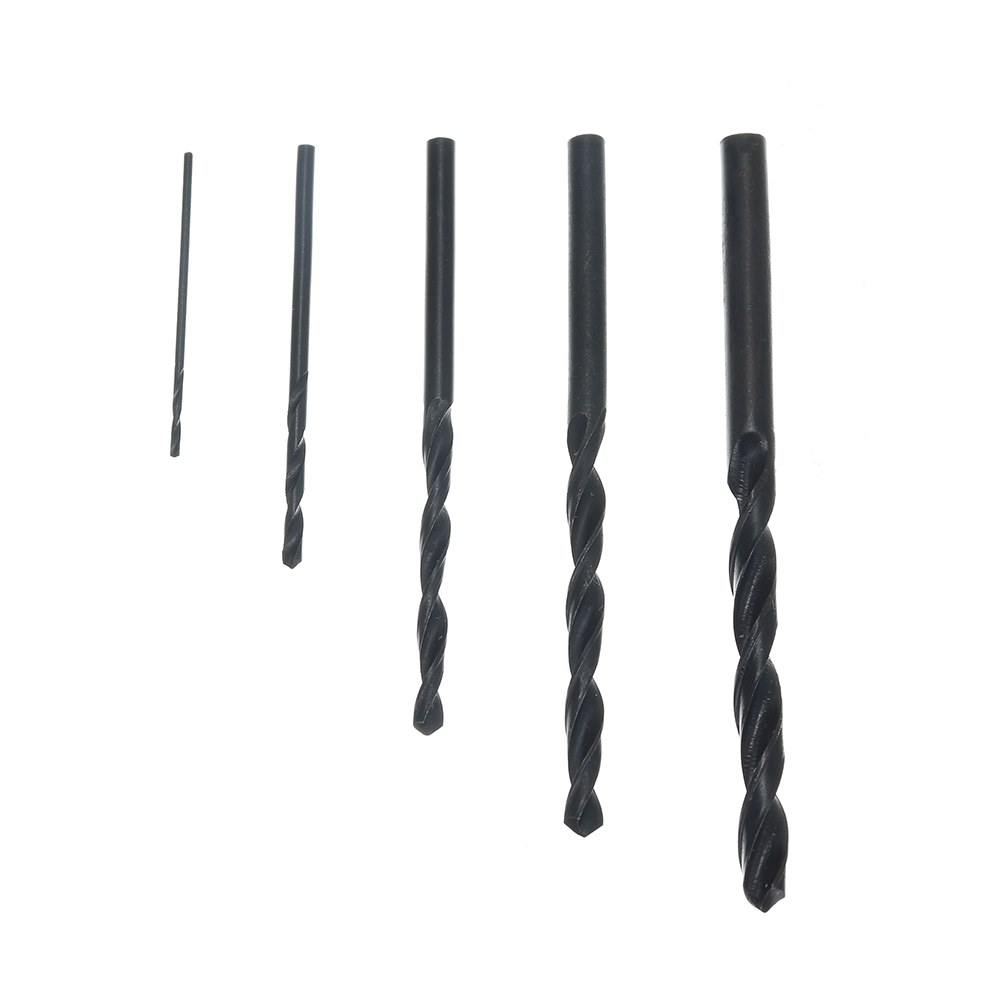 100pcs-12345mm-Twist-Drill-Bits-Set-HSS-Straight-Shank-Black-Coated-Woodworking-Drill-Bits-1421705-8