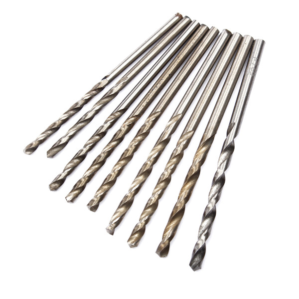 10Pcs-03-3mm-Micro-HSS-Twist-Drilling-Bits-Straight-Shank-Electrical-Drill-Tool-978934-2