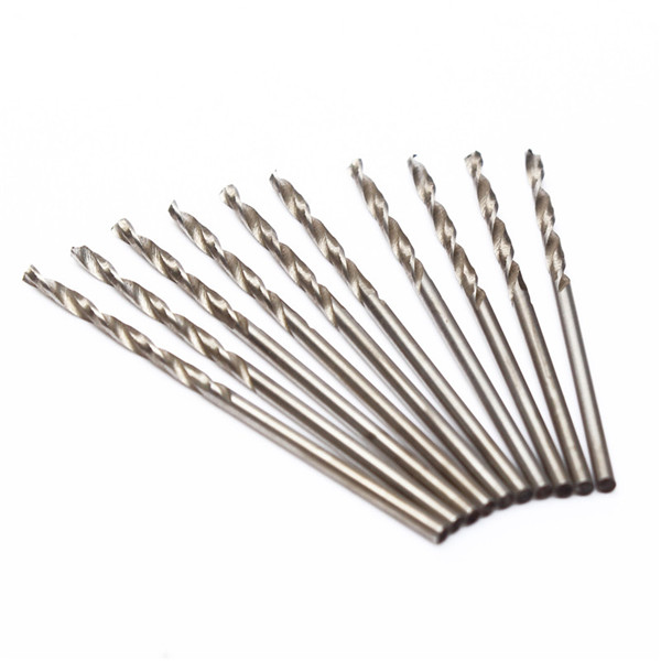 10Pcs-03-3mm-Micro-HSS-Twist-Drilling-Bits-Straight-Shank-Electrical-Drill-Tool-978934-3