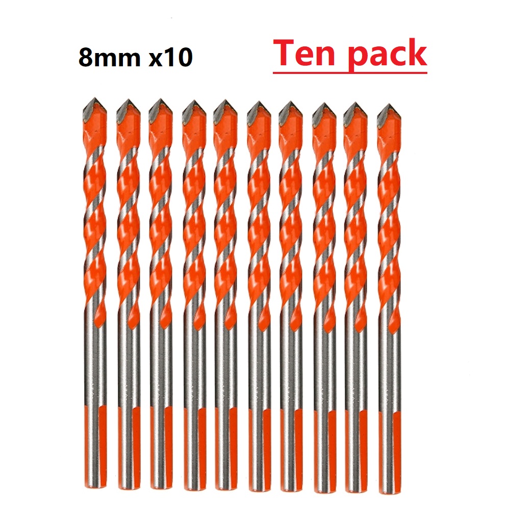 10Pcs-68mm-Triangular-Overlord-Drill-Metal-Perforated-Triangle-Drill-For-Ceramic-Tile-And-Glass-Conc-1814567-2