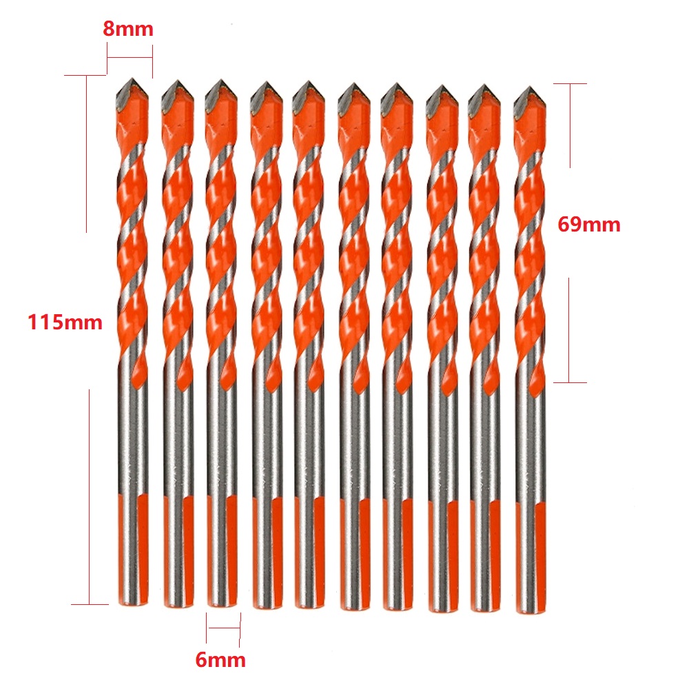 10Pcs-68mm-Triangular-Overlord-Drill-Metal-Perforated-Triangle-Drill-For-Ceramic-Tile-And-Glass-Conc-1814567-3