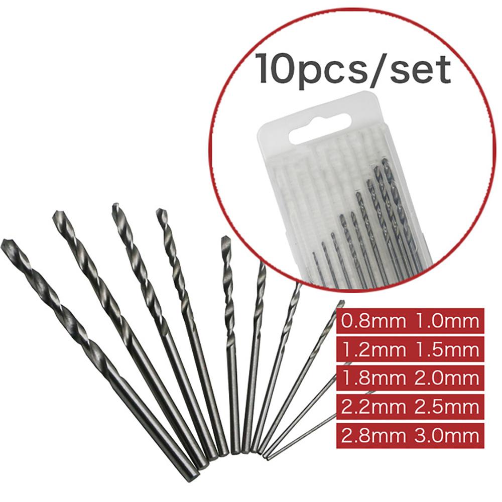 10pcs-05-30mm-Drill-Bit-HSS-Round-Shank-Twist-Drill-Bit-Tools-For-Woodworking-Repair-Tool-1849978-1