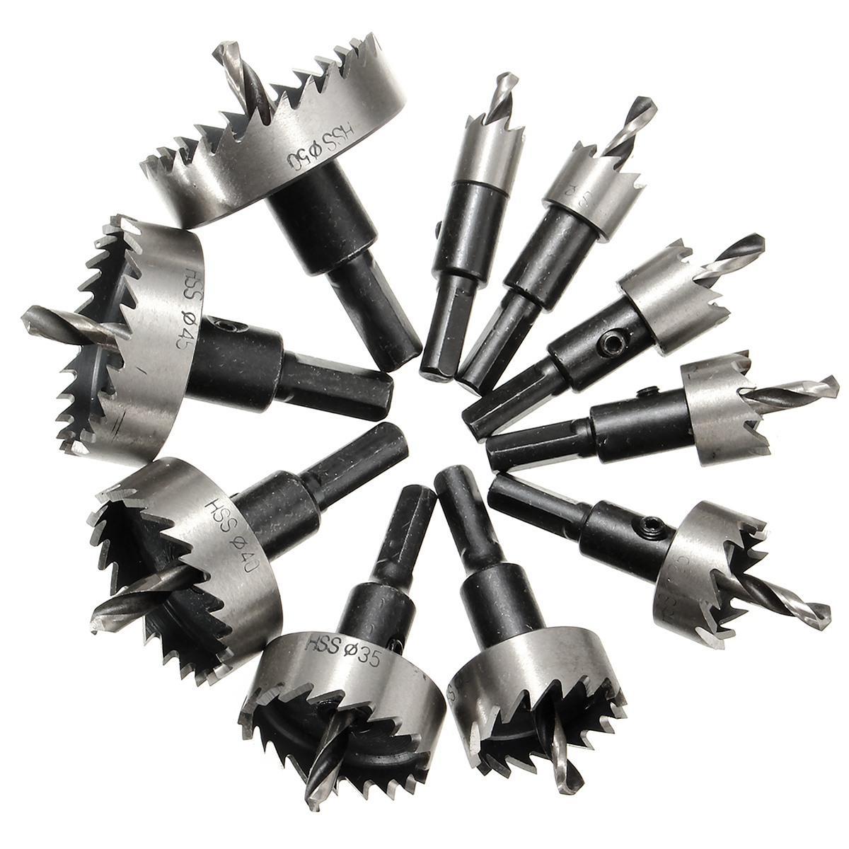 10pcs-12161820253035404550mm-HSS-Hole-Saw-Cutter-Set-12-50mm-Metal-Wood-Alloy-Drill-Bit-1102669-4