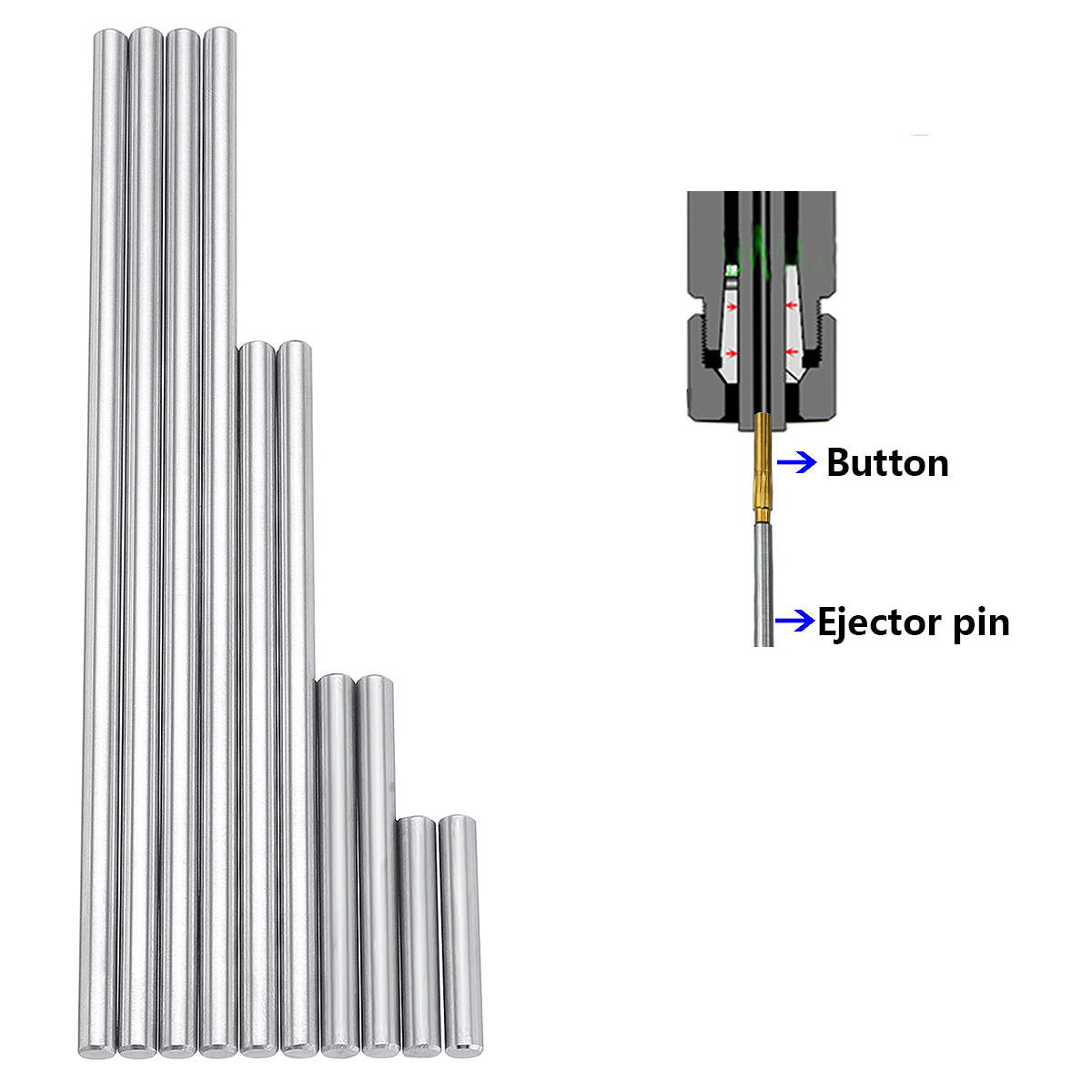 10pcs-52mm-Ejector-Pins-Set-32-152cm-Push-Rifling-Button-Ejector-Pins-for-Machine-Reamer-1311536-2