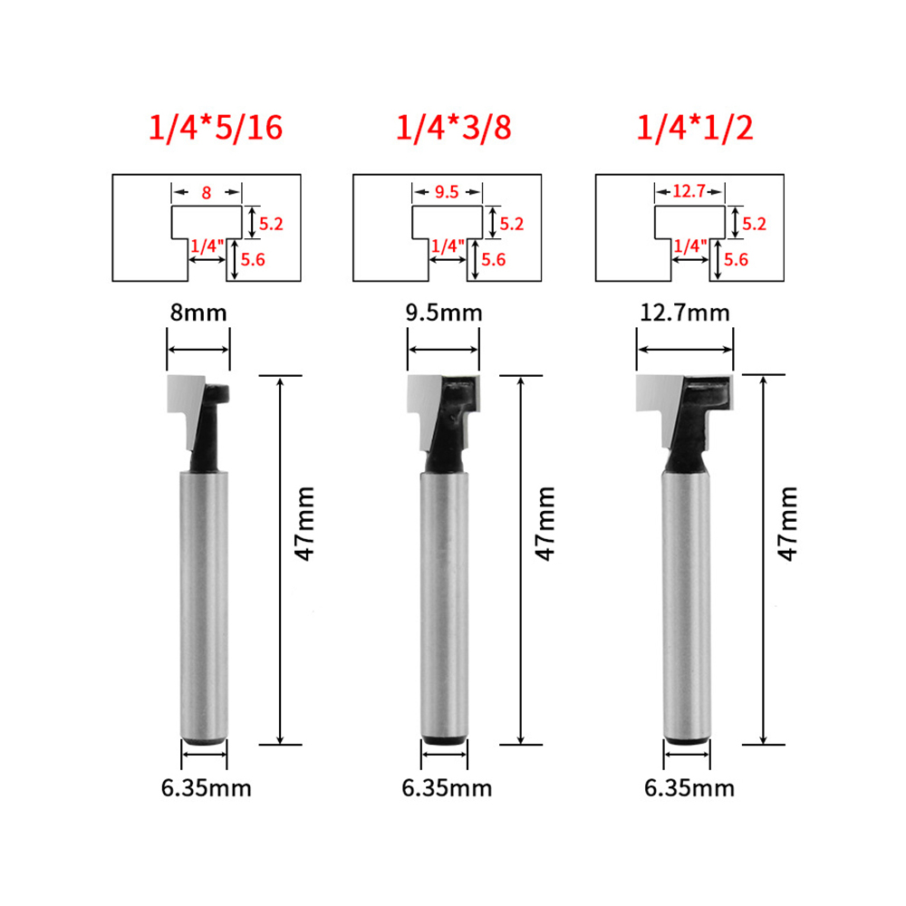 14-Inch-Round-Shank-12-38-516-Woodworking-Milling-Cutter-T-shaped-Photo-Frame-Hanging-Wall-Keyhole-F-1676986-2