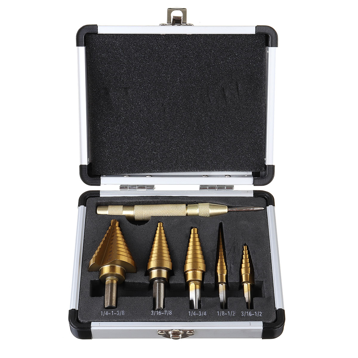 356pcs-HSS-Step-Drill-Bit-Set-Cone-Hole-Cutter-1660650-1