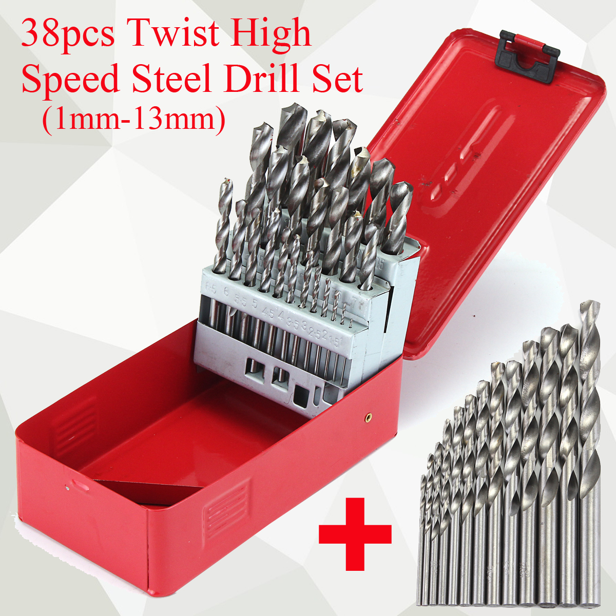 38pcs-1-13mm-HSS-Twist-Drill-Bit-Set-with-Case-for-Steel-1177978-2