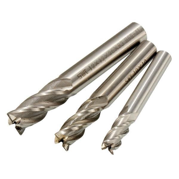 3pcs-HSS-Straight-Shank-End-Mill-Cutter-4-Flute-End-Mill-Cutter-81012mm-CNC-Tool-1056053-4
