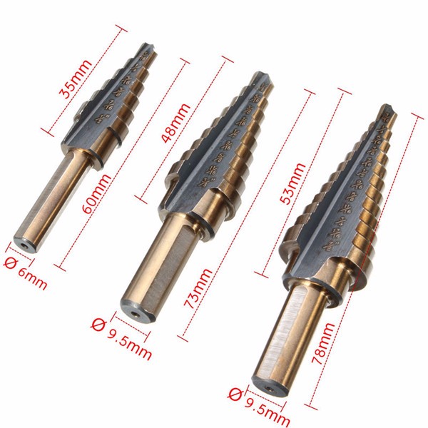 3pcs-M7-HSS-Step-Drill-Bit-Set-316-12-14-34-316-78-Inch-1015764-8