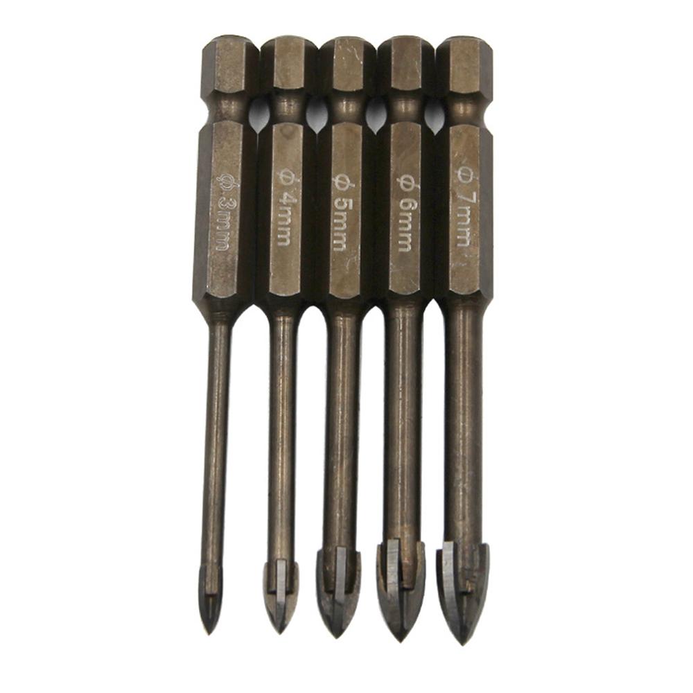 5pcs-3-7mm-Cross-Glass-Drill-Bit-Hexagon-Shank-Ceramic-Drill-Bit-Set-1902750-2