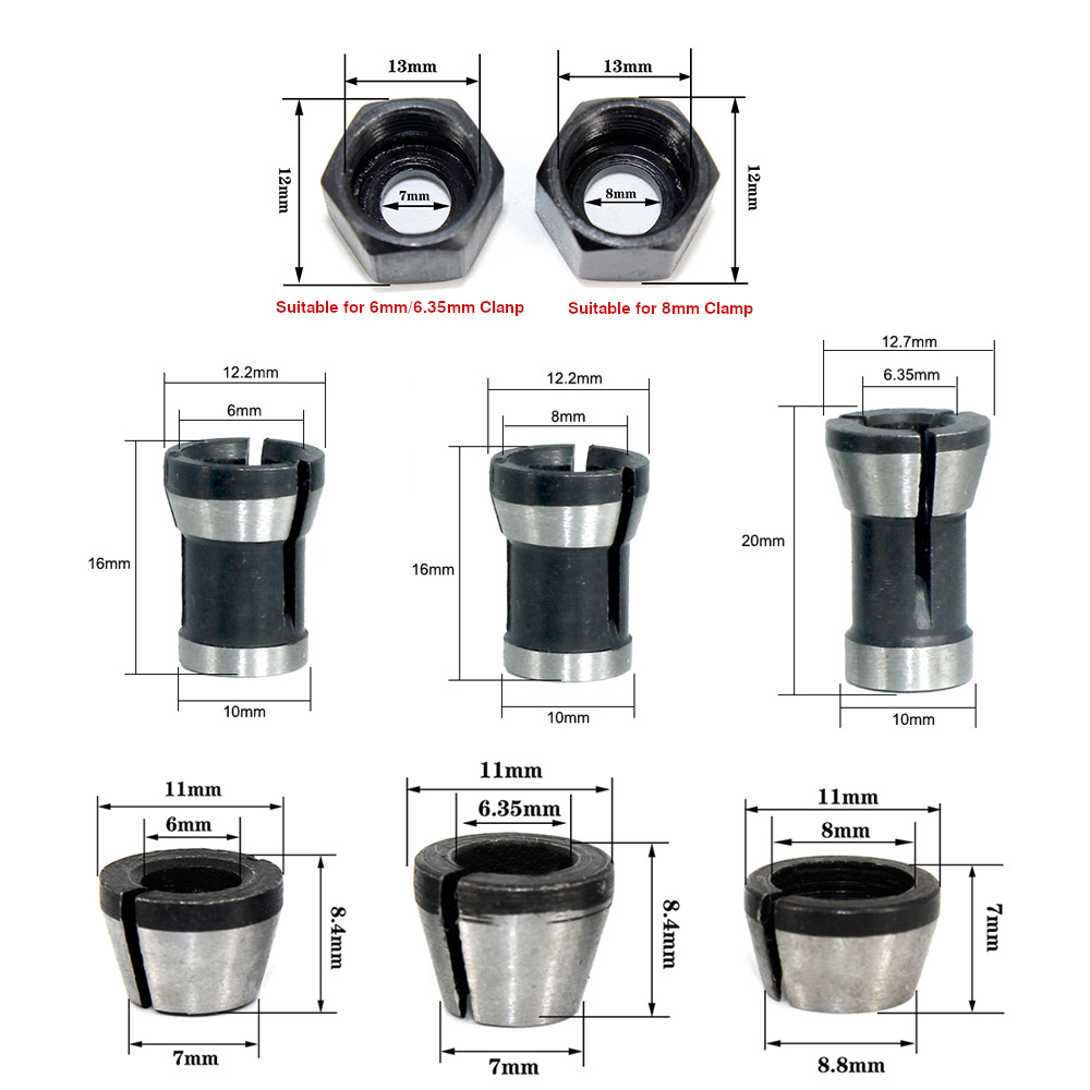 6mm635mm8mm-Collet-Chuck-Adapter-Engraving-Trimming-Machine-Electric-Router-Collet-Chuck-For-Machine-1806150-2