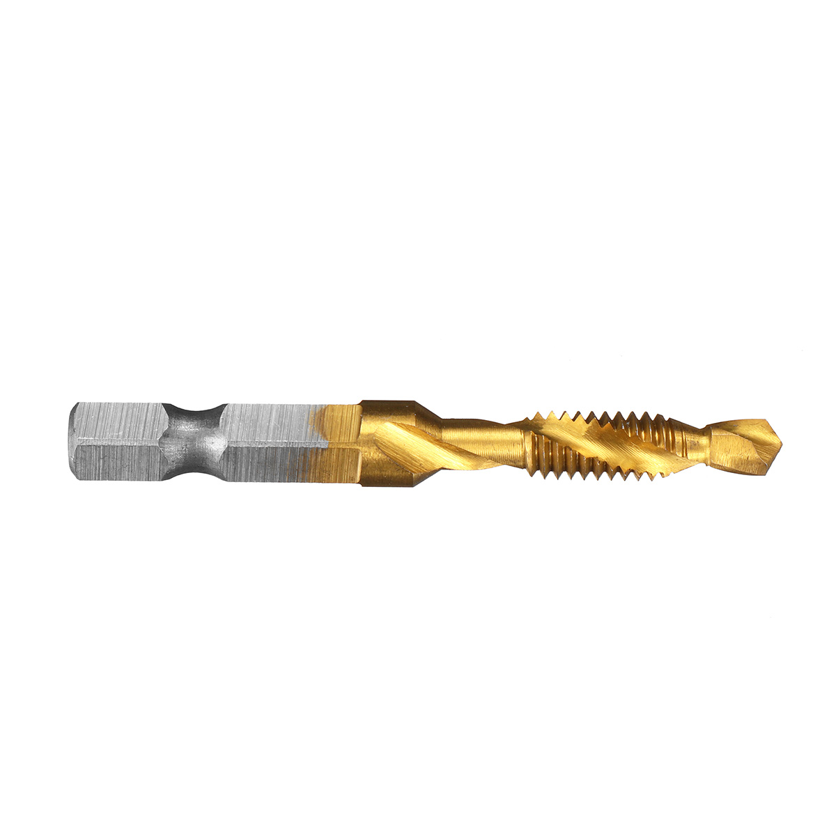 6pcs-14-Inch-M3-M10-Composite-Tap-HSS-Combination-Drill-Tap-Bit-Set-Hex-Shank-Deburr-Countersink-Bit-1730756-8