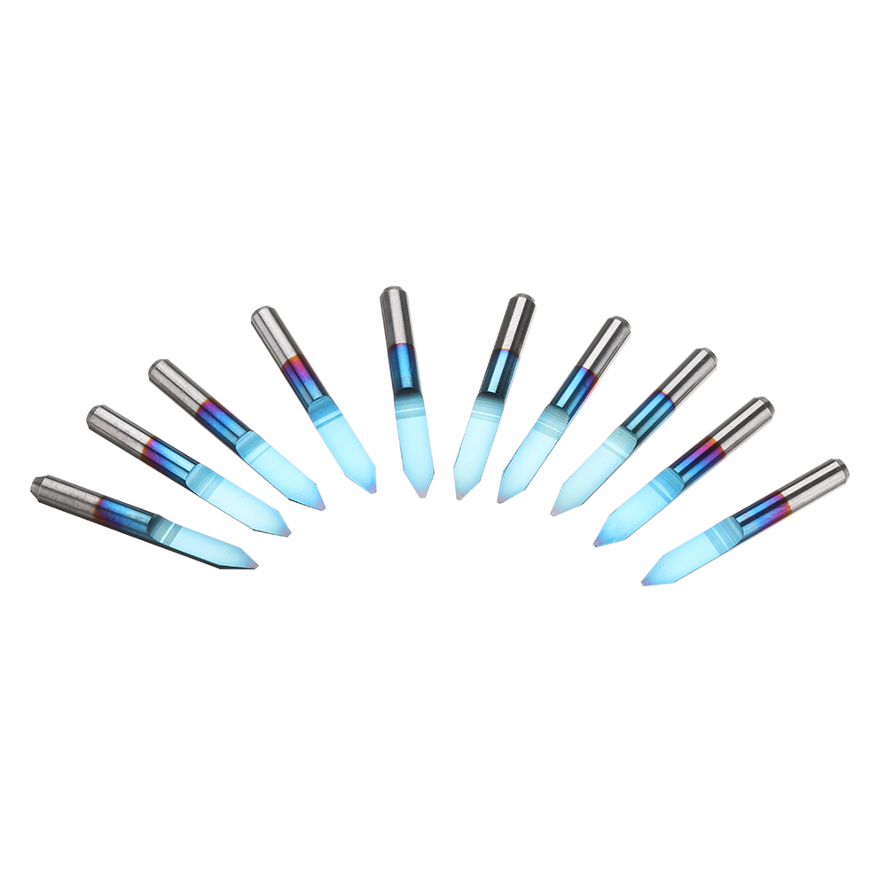 Drillpro-10pcs-0102030405mm-45-Degree-Flat-Bottom-PCB-Engraving-Bit-Blue-NANO-Coated-Carbide-CNC-Rou-1421668-6