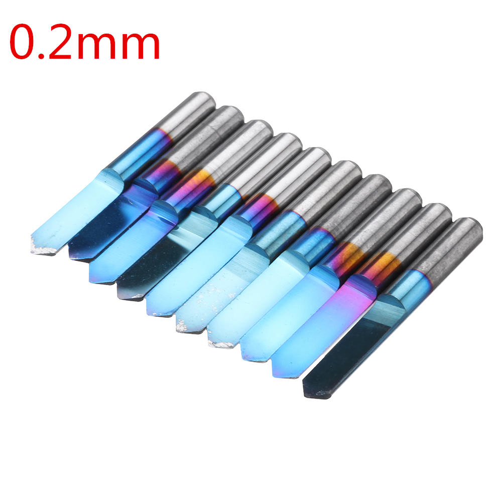 Drillpro-10pcs-010203mm-90-Degree-Engraving-Bit-Blue-NANO-Coated--Flat-Bottom-PCB-Engraving-Bit-Carb-1421662-2