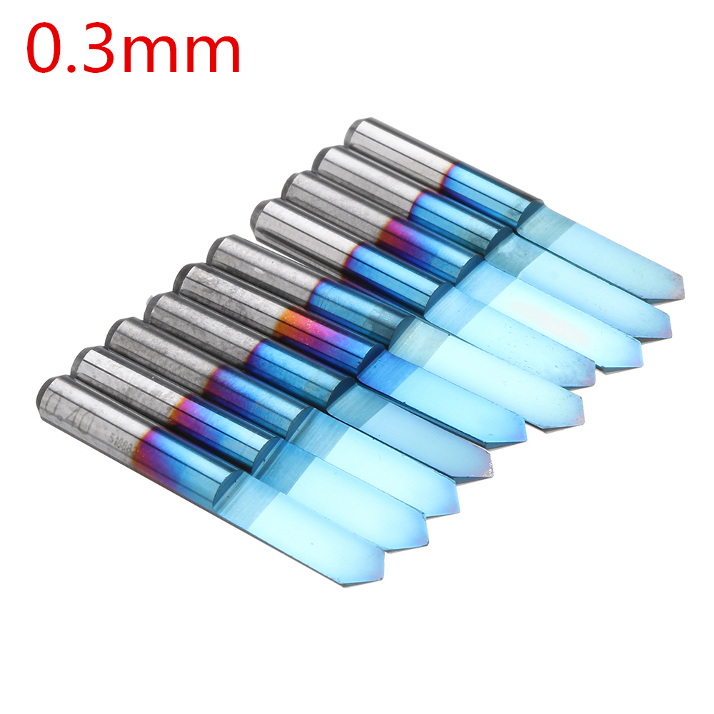 Drillpro-10pcs-010203mm-90-Degree-Engraving-Bit-Blue-NANO-Coated--Flat-Bottom-PCB-Engraving-Bit-Carb-1421662-3