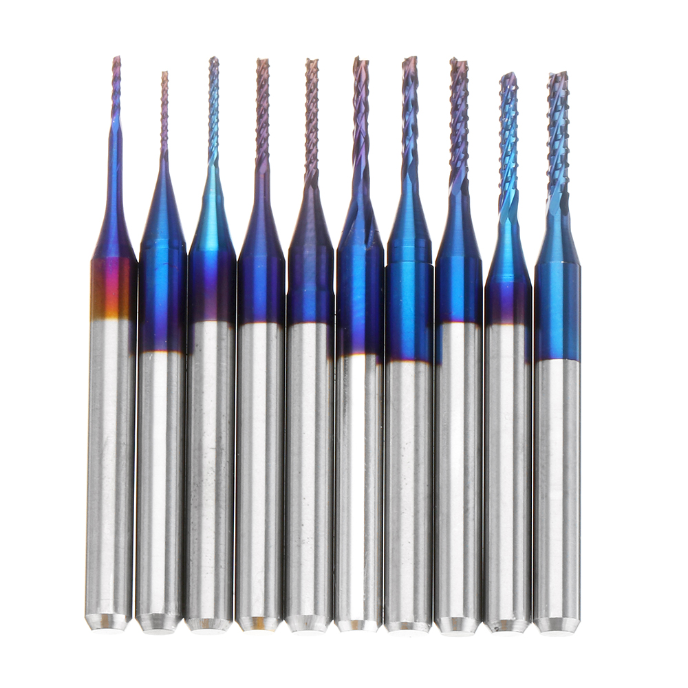 Drillpro-10pcs-06-15mm-Blue-NACO-Coated-PCB-Bits-Carbide-Engraving-Milling-Cutter-For-CNC-Tool-Rotar-1418914-1