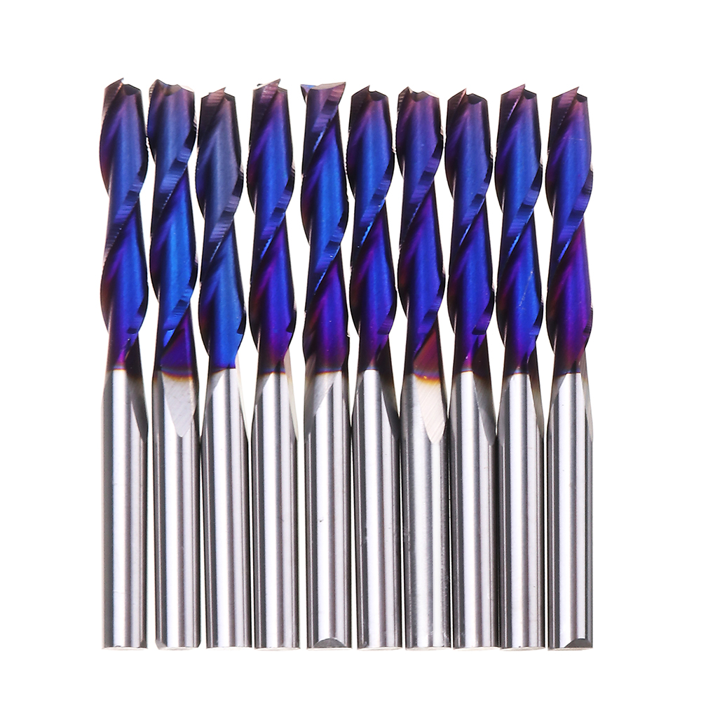 Drillpro-10pcs-3175mm-Shank-Nano-Blue-Coat-Flat-Nose-End-Mill-CNC-Router-Bits-18-Inch-Shank-Spiral-U-1720367-5