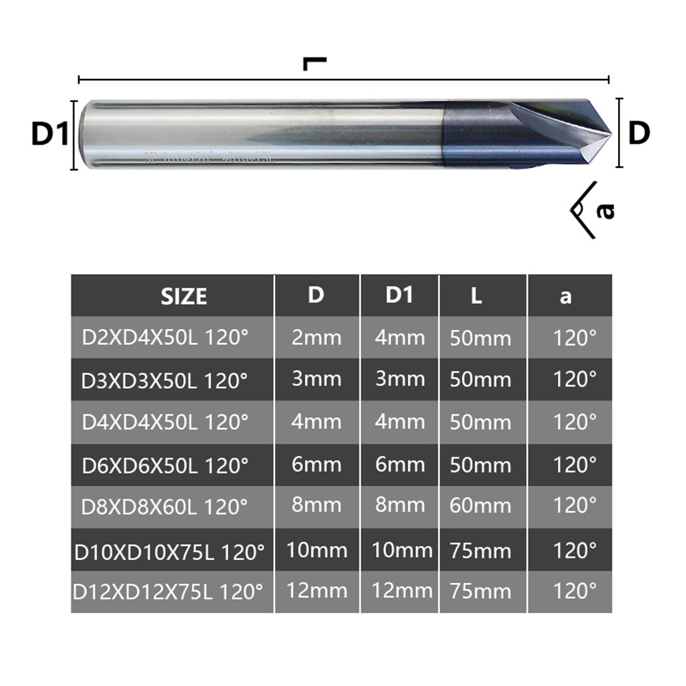 Drillpro-2-12mm-120-Degree-Chamfer-Mill-3-Flutes-CNC-Milling-Cutter-V-Shape-End-Mill-CNC-Router-Bit-1716147-3