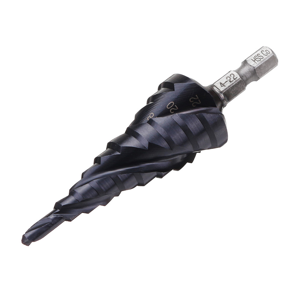 Drillpro-3-Flute-Step-Drill-Bit-TiAlN-Coated-HRC89-HSS-Co-M35-Cobalt-Step-Drill-14-Inch-Hexagon-Shan-1342887-1