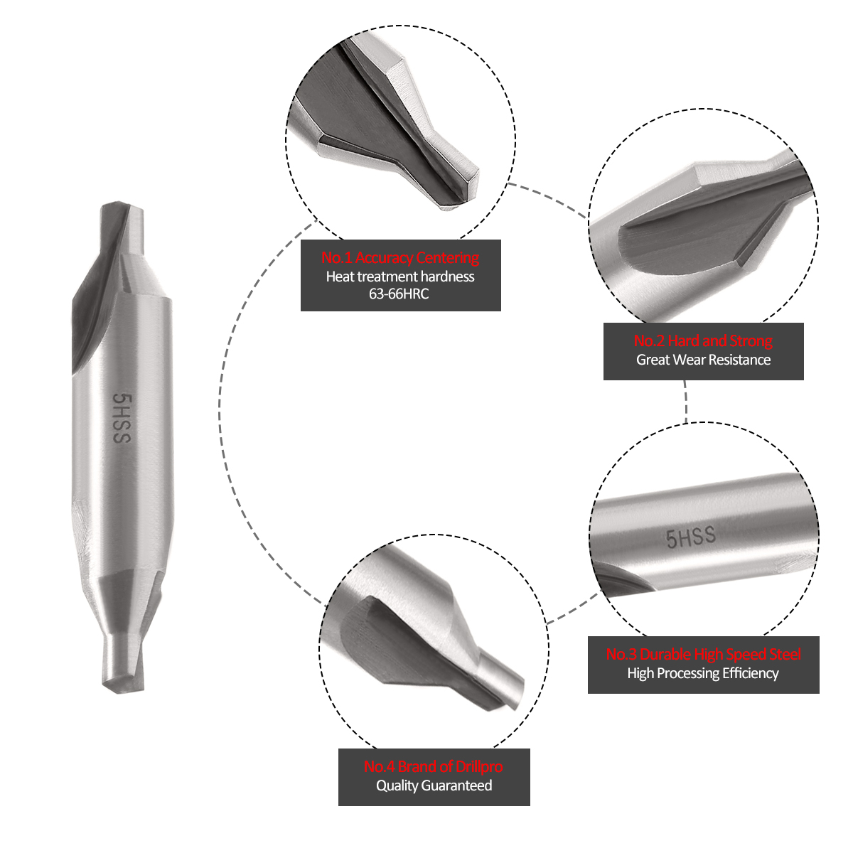 Drillpro-6pcs-11522535mm-60-Degree-HSS-Center-Drill-Bits-Countersink-Drill-Bit-1120210-2