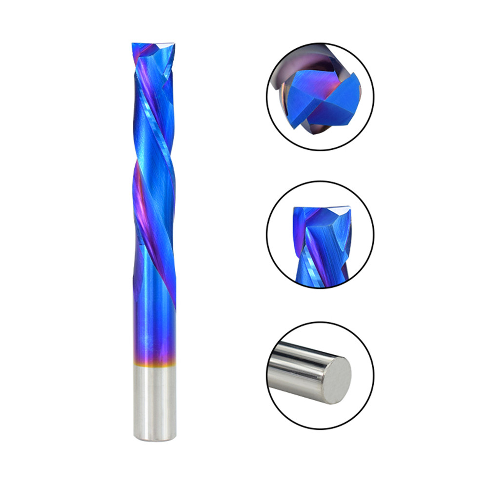 Drillpro-Blue-Nano-Coating-Up-Down-Milling-Cutter-4mm-Shank-Carbide-CNC-Router-Bit-2-Flute-End-Mill-1728211-4