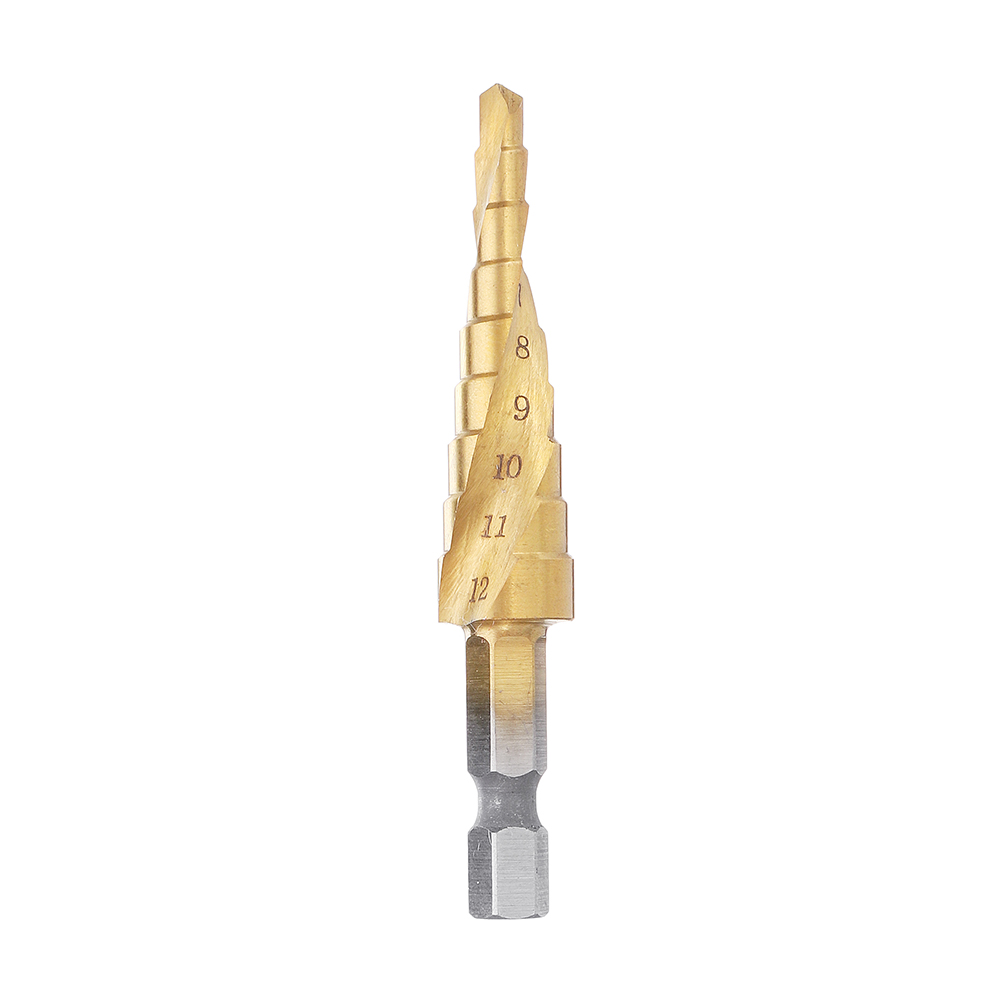 Drillpro-HSS-4-12mm-Spiral-Grooved-Step-Drill-Bit-Titanium-Coated-Step-Cone-Drill-Bit-1585329-1