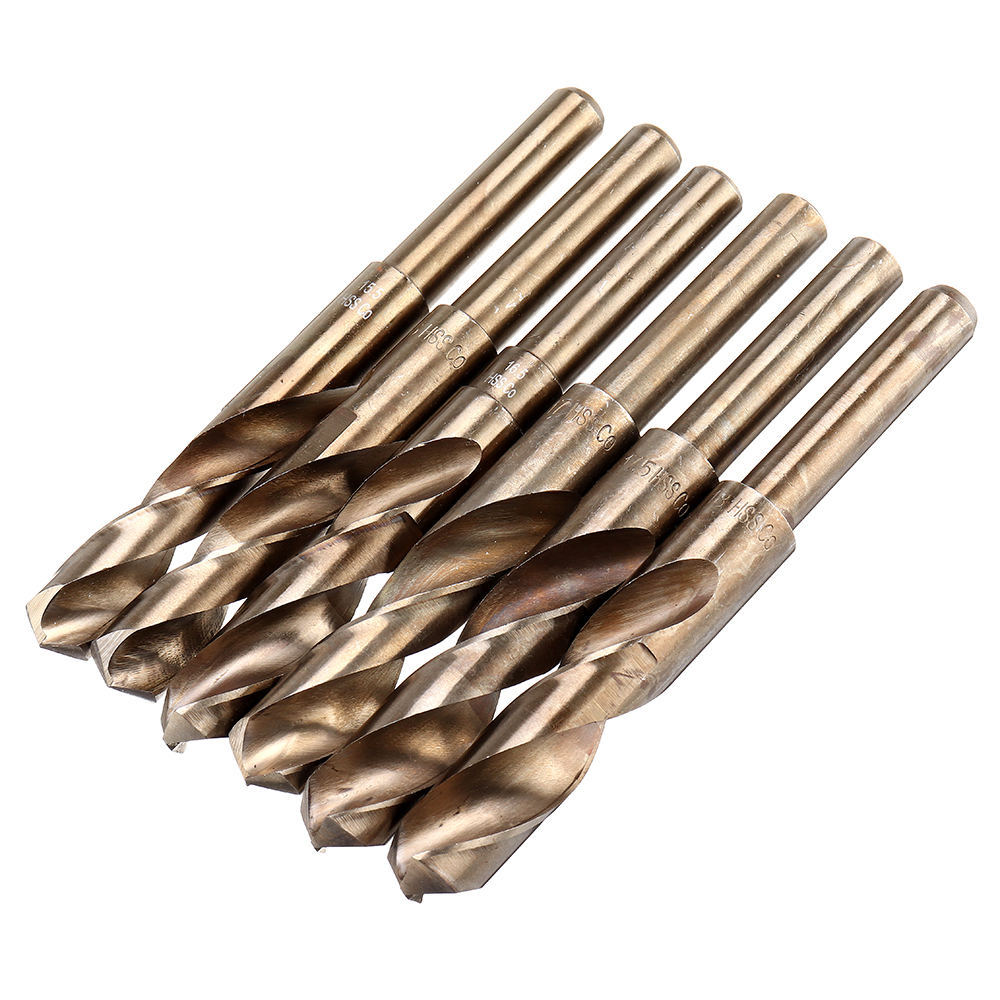 Drillpro-HSS-Co-Cobalt-Reduced-Shank-Drill-Bit-M35-135-30mm-HSS-Drill-Bit-12-Inch-Shank-for-Wood-Met-1724467-3