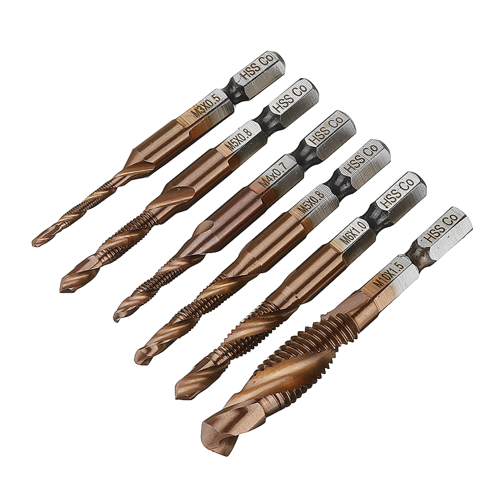 Drillpro-HSS-Co-M35-Cobalt-Combination-Drill-Tap-Bit-M3-M10-Deburr-Countersink-Drill-Bit-1497419-2