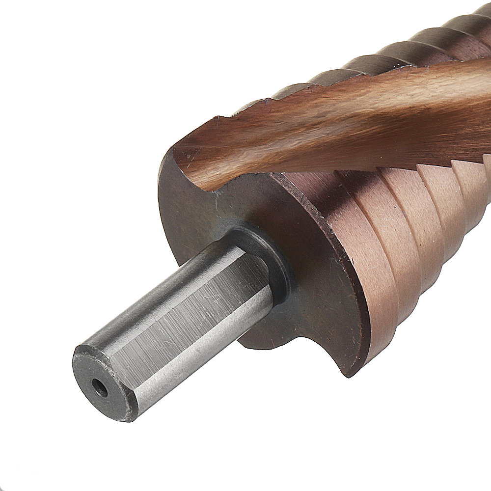 Drillpro-HSS-Co-M35-Cobalt-Step-Drill-Bit-Triangle-Shank-4-124-204-32mm-Spiral-Flute-Step-Drill-1511022-9