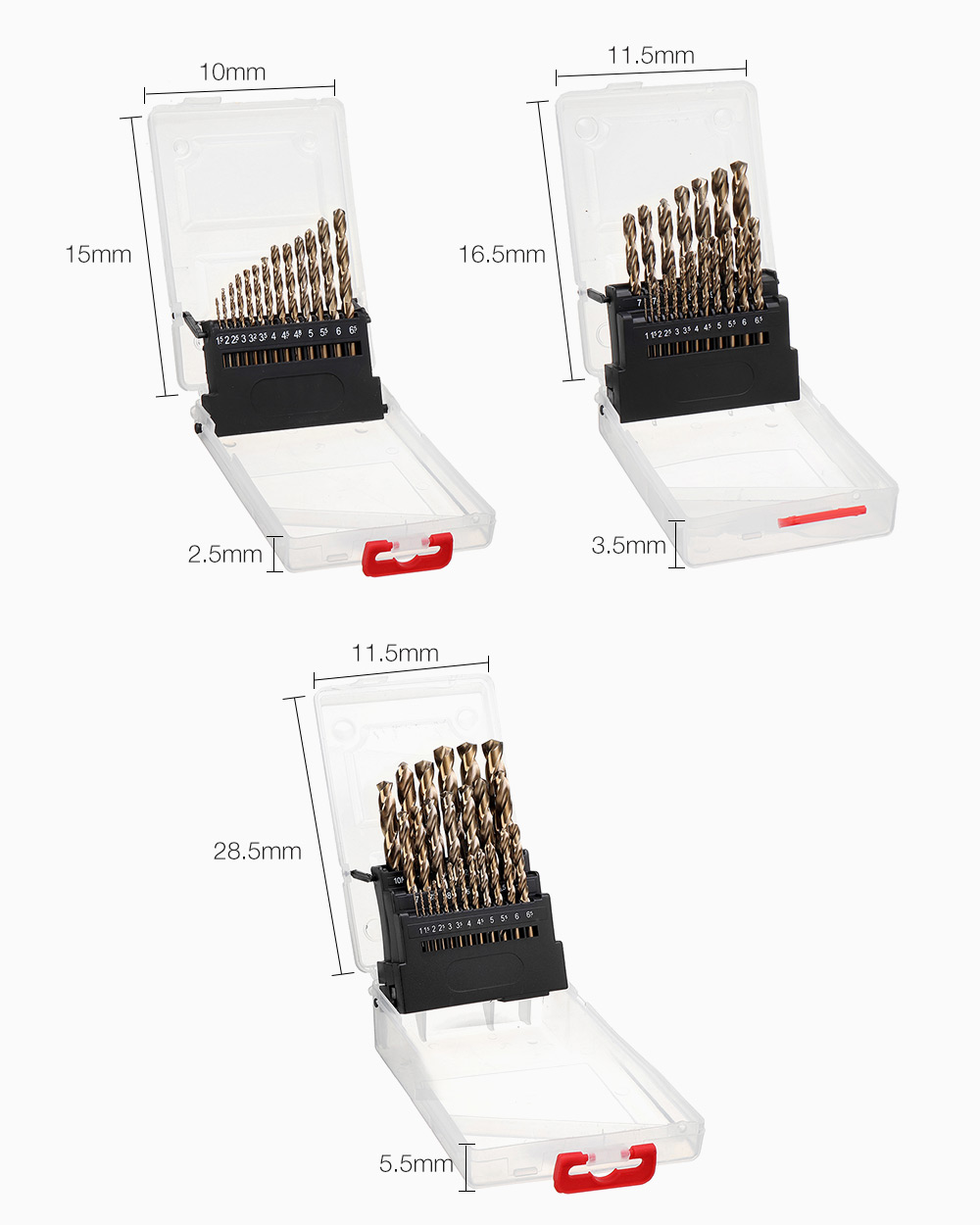 Drillpro-M35-Cobalt-Drill-Bit-Set-HSS-Co-Jobber-Length-Twist-Drill-Bits-with-Plastic-Case-for-Stainl-1777504-7