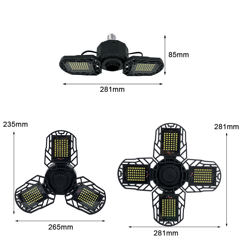 406080W-Deformable-Ultra-bright-LED-Garage-Ceiling-Light-For-E26E27-Socket-1708225-8