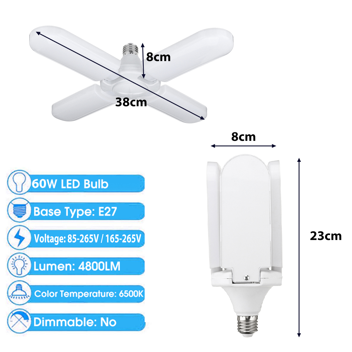 60W-E27-4800LM-LED-Garage-Light-Bulb-Deformable-Ceiling-Fixture-Workshop-Lamp-AC85-265V-AC165-265V-1634710-4