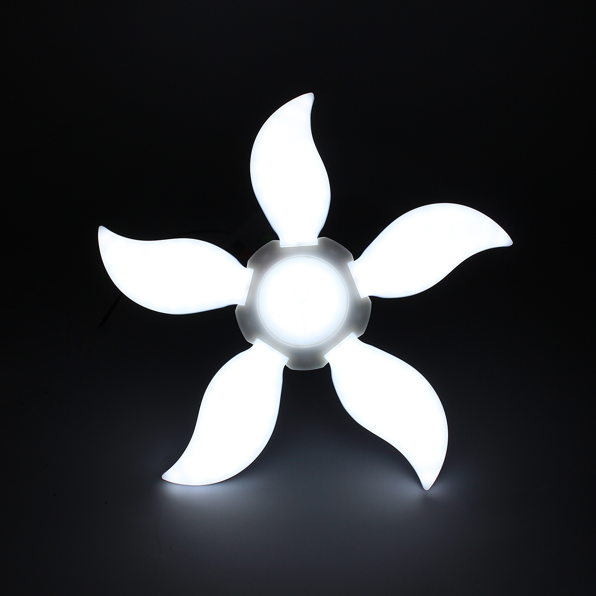 AC220VAC85-265V-Pure-White-E27-2835-SMD-75W-Five-leaf-Petal-Lamp-Ceiling-Adjustable-LED-Garage-Light-1592216-5