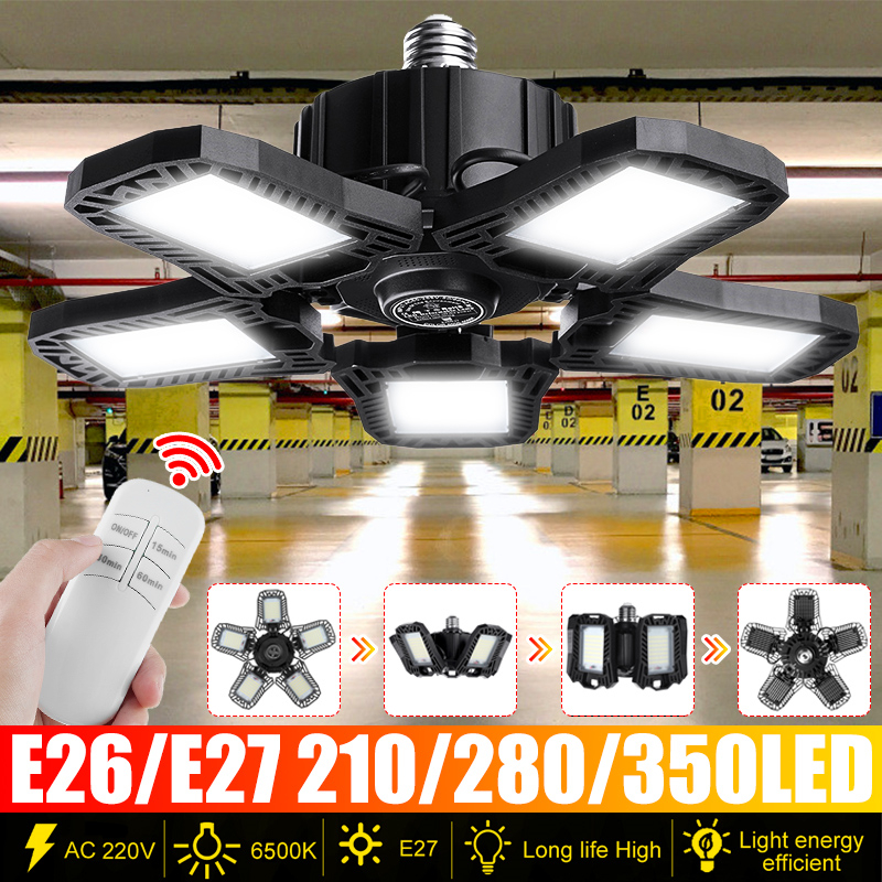 E27-345-Blades-LED-Foldable-Garage-Ceiling-Light-Mining-Workshop-Supermarket-1837944-1