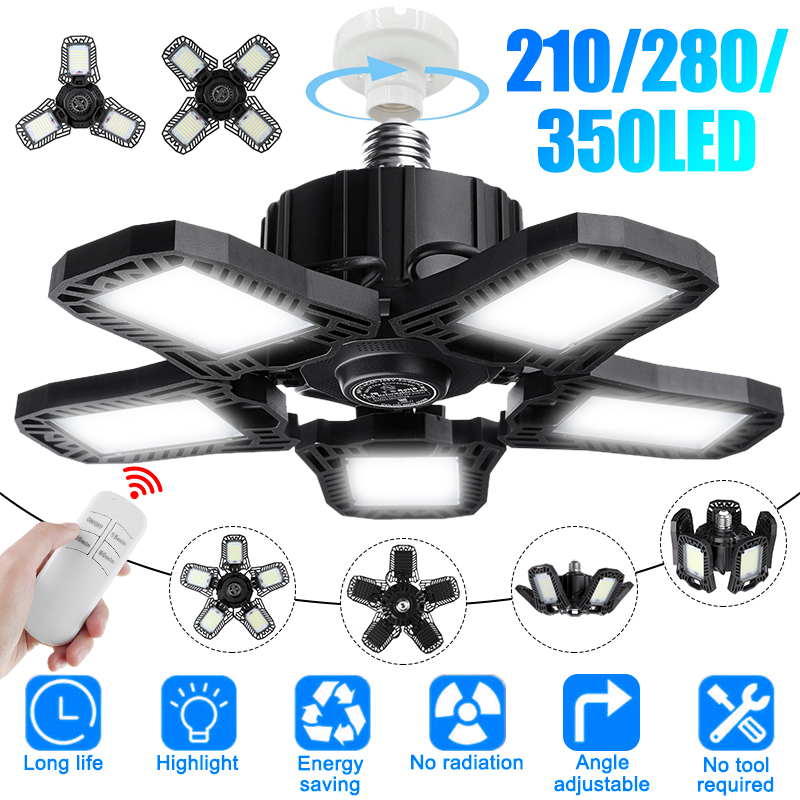 E27-345-Blades-LED-Foldable-Garage-Ceiling-Light-Mining-Workshop-Supermarket-1837944-2