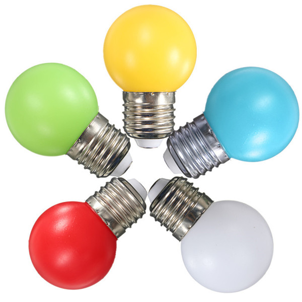 E27-3W-PE-Frosted-LED-Globe-Colorful-White-Red-Green-Blue-Yellow-Lamp-AC110-240V-997058-1