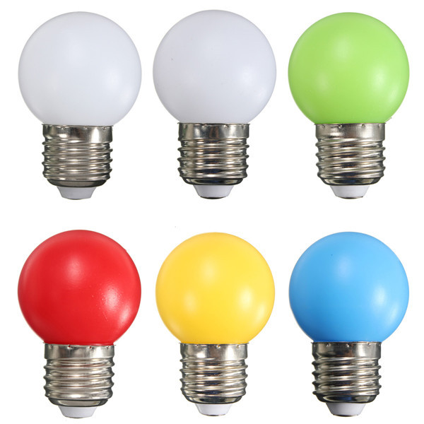 E27-3W-PE-Frosted-LED-Globe-Colorful-White-Red-Green-Blue-Yellow-Lamp-AC110-240V-997058-2