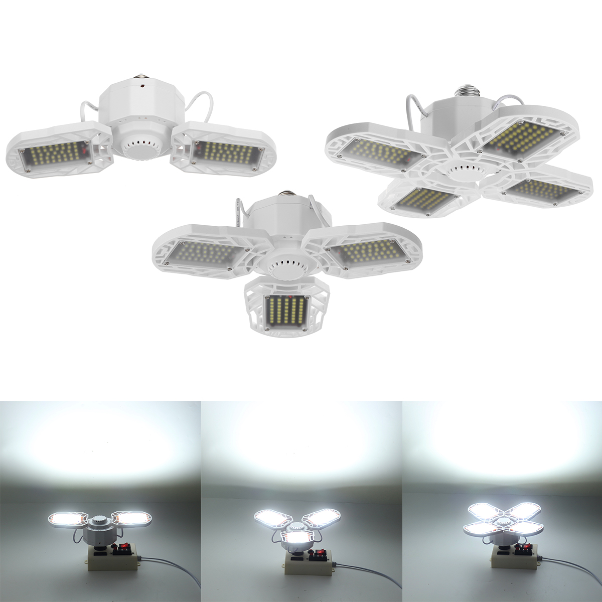 E27-LED-Garage-Light-Bulb-Ceiling-Fixture-Shop-Workshop-Deformable-Lamp-Remote-1710072-10