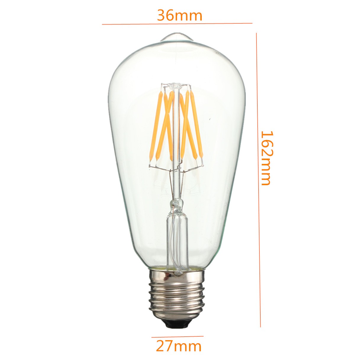 Kingso-AC85-265V-Non-dimmable-Warm-White-480LM-E27-ST64-6W-LED-COB-Light-Bulb-for-Indoor-Home-1516217-6