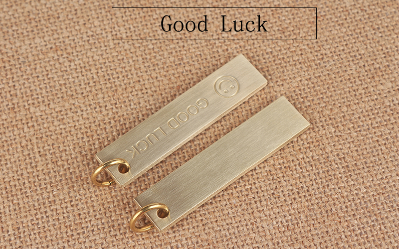 60mm-EDC-Copper-Keychain-Good-Luck-Ruler-With-Key-Ring-1173006-4