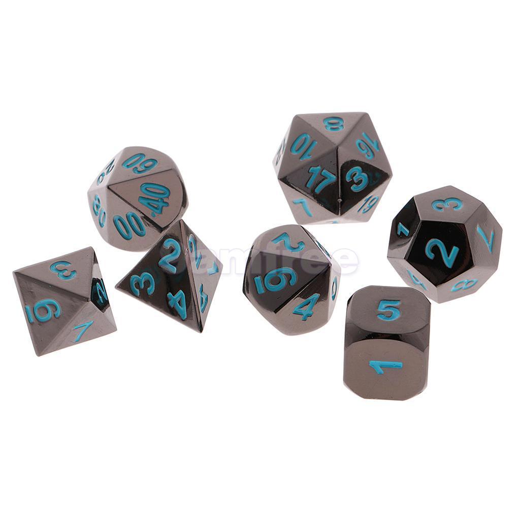 7-Pcs-Zinc-Alloy-Multisided-Dice-Set-Role-Playing-Games-DiceS-Gadget-With-Bag-1262270-2